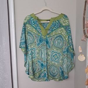 Jones Newyork  Silk Like Flowy Tunic